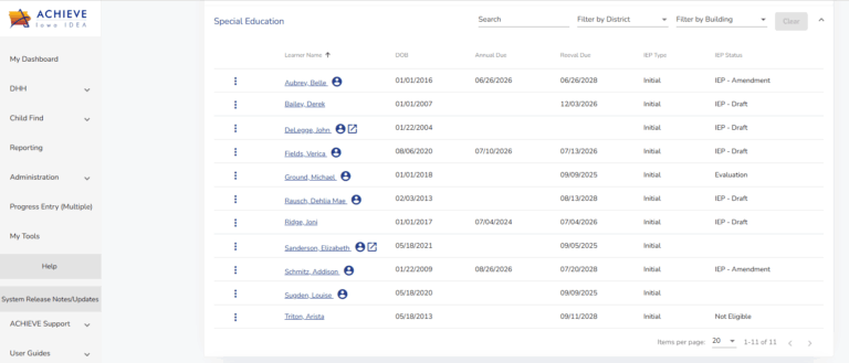 IOWA Achieve Project Screenshot - 3