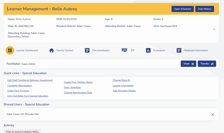IOWA Achieve Project Screenshot - 2